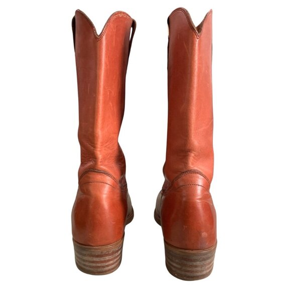 Levi’s 1970s Orange Tab Brown Cowboy Boots Mens Size 9.5 Vintage - Picture 7 of 16